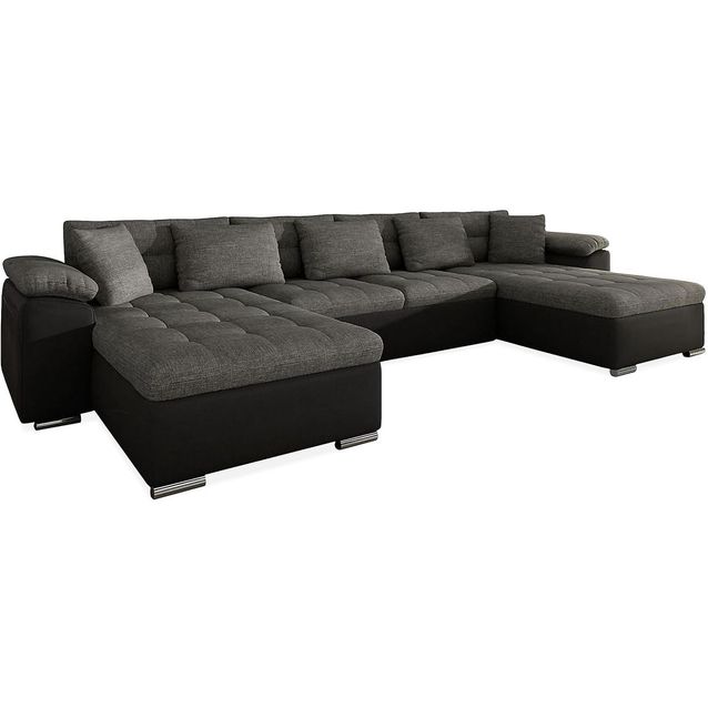 U-Vuodesohva Wicenza 6 ist harmaa