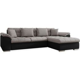 Divaanivuodesohva Diana 3 ist oikea harmaa/musta