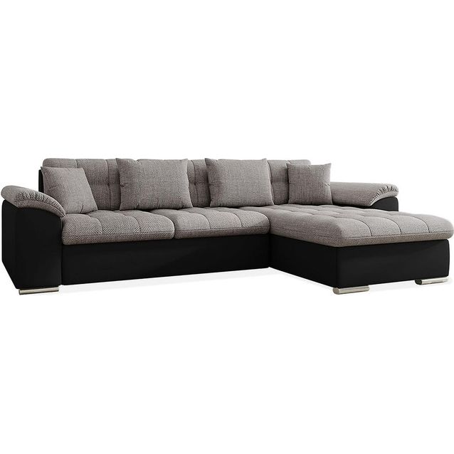 Divaanivuodesohva Diana 3 ist oikea harmaa/musta