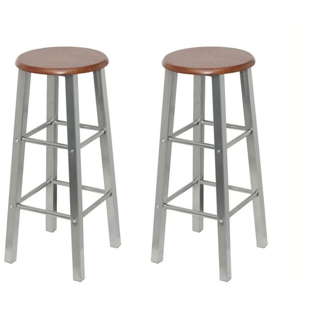 Baarijakkarat 2 kpl metalli ja mdf-istuimet_1