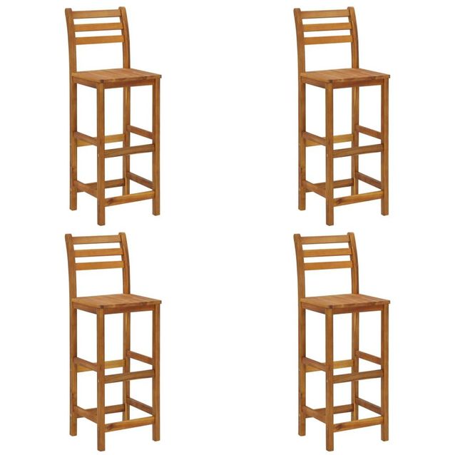 Baarijakkarat 4kpl täysi akaasiapuu_1