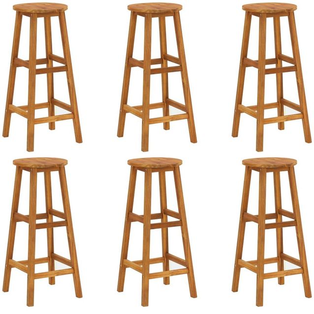 Baarijakkarat 6 kpl täysi akaasiapuu_1