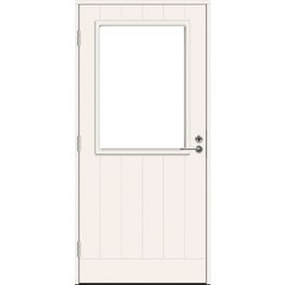 Parvekeovi Swedoor Balcony Eco Brahms 9x21 W12 karmi 130mm valkoinen vasenkätinen