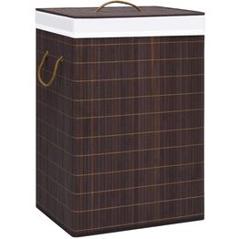 Bambu pyykkikori ruskea 72 l