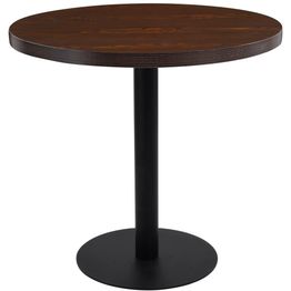 Bistropöytä tummanruskea 80 cm mdf