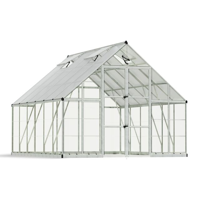 Kasvihuone Palram-Canopia Balance, 10.8m², 10x12ft, hopea
