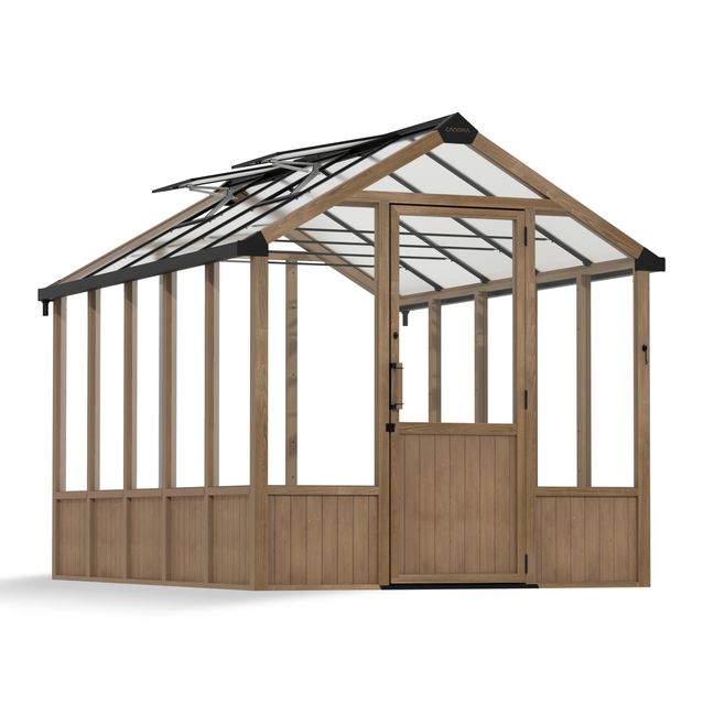 Kasvihuone Palram-Canopia Natura, 8.6m², 8x12ft, setripuu