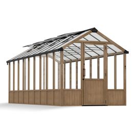 Kasvihuone Palram-Canopia Natura, 15.3m², 8x22ft, setripuu