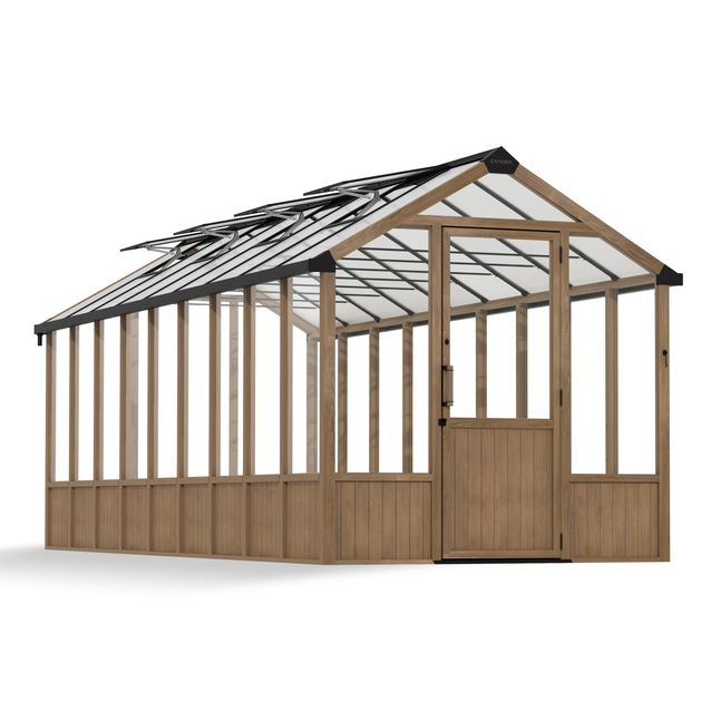 Kasvihuone Palram-Canopia Natura, 15.3m², 8x22ft, setripuu