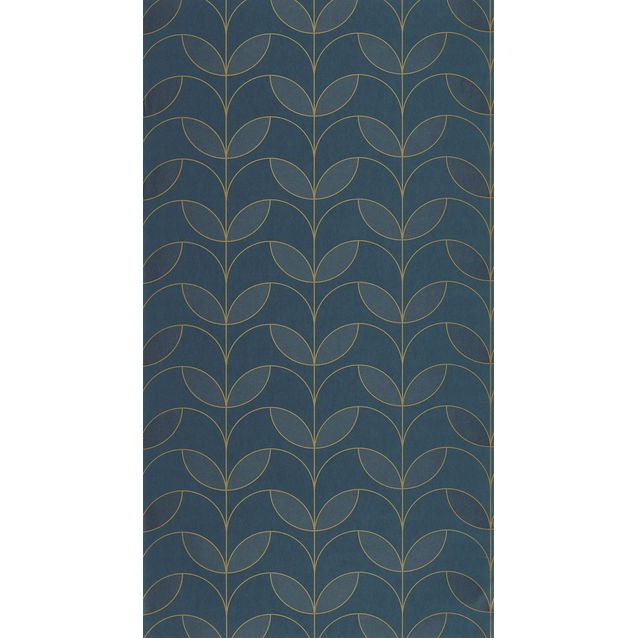 Tapetti Casadeco Mistinguett Bleu Petrole (201026793)