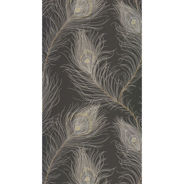 Tapetti Casadeco Revue Noir Fusain Or (201079957)