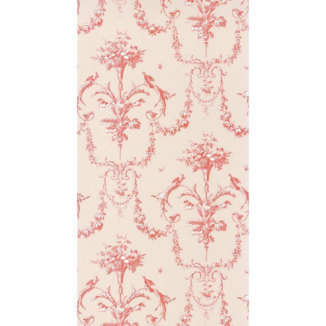 Tapetti Casadeco Corne D'Abondance Rouge Carmin (87928213)
