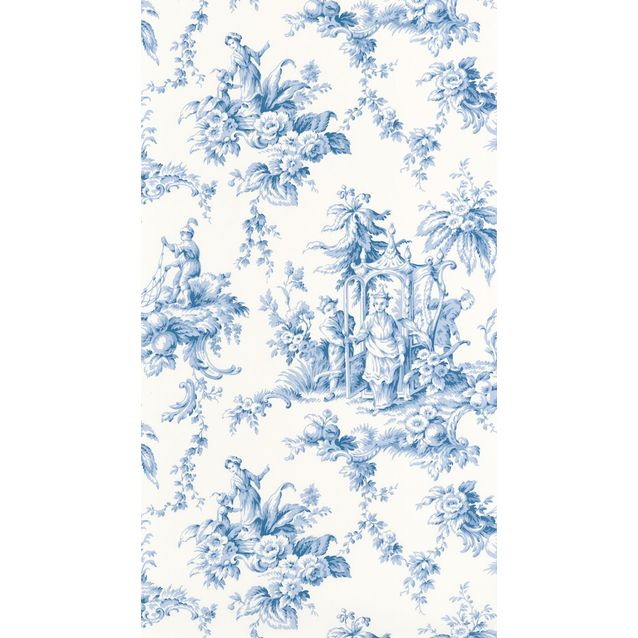 Tapetti Casadeco Palais De Chine Bleu Faïence (87936719)