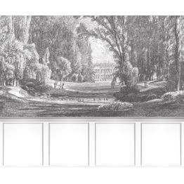 Kuvatapetti Casadeco Balade Au Parc, Noir Gravure, eri kokoja
