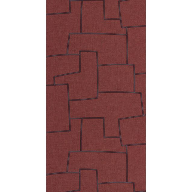 Tapetti Casadeco Inca, non-woven, vinyylipinta, Amarena (201128778)