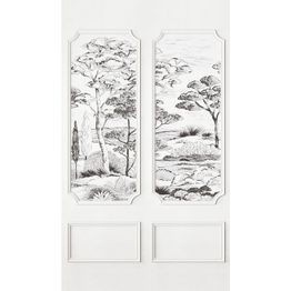 Kuvatapetti Casadeco Cadre Estival Noir Fusain 180x310cm (201409013)