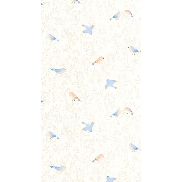 Tapetti Casadeco Flying Bird Bleu Ciel (88316471)