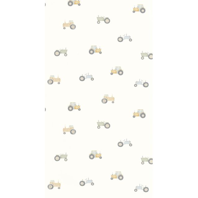 Tapetti Casadeco Vintage Tractor Naturel (88361974)