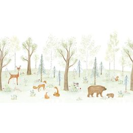 Kuvatapetti Casadeco The Enchanted Forest Full S Vert Foret 400x250cm (88547610)