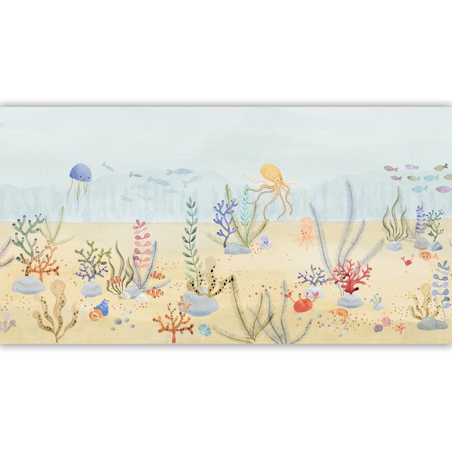 Panoraamaboordi Casadeco Ocean Floor Multico 0.5x4m (200730073)