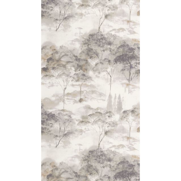 Tapetti Casadeco Sila, non-woven, vinyylipinta, Blanc Neige (89552387)