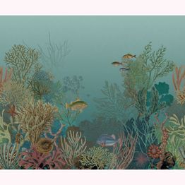 Kuvatapetti Casadeco Aquarium, eri kokoja ja värejä