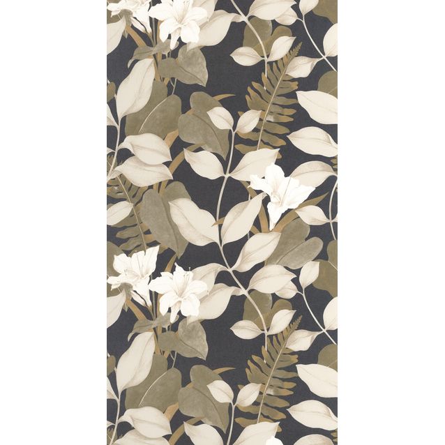 Tapetti Casadeco Royal Lily Tabac Ardoise (200269519)