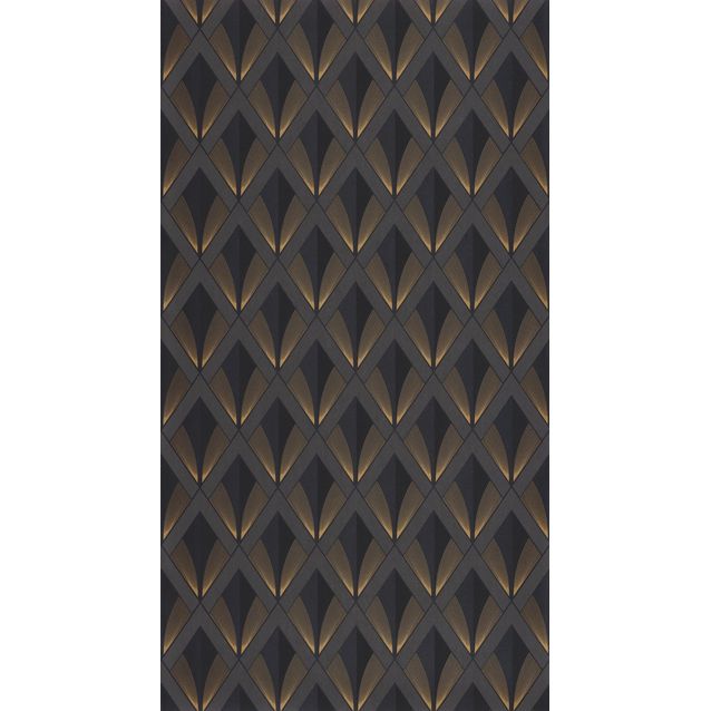 Tapetti Casadeco Chrysler Noir Reglisse (88679505)