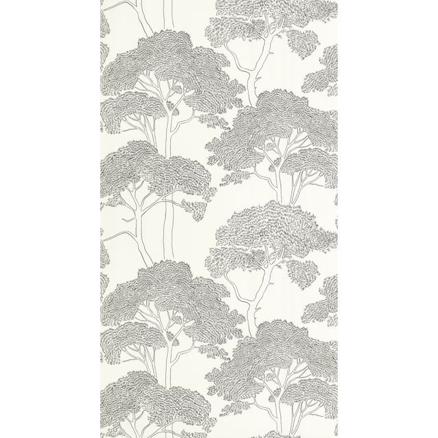 Tapetti Caselio La Ciotat, non-woven, vinyylipinta, Blanc Noir (105430903)