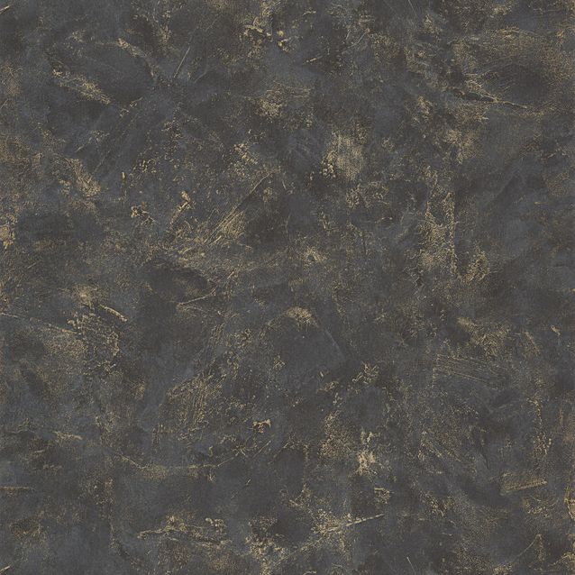 Tapetti Caselio Patine Uni, non-woven, vinyylipinta, Noir (3100229998)