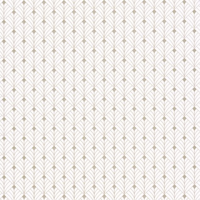 Tapetti Caselio Mistinguett, non-woven, vinyylipinta, Blanc Beige Irise (3100430110)