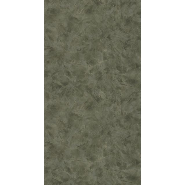 Tapetti Caselio Uni Metallise Nacre, non-woven, vinyylipinta, Vert Kaki Dore (3103687742)