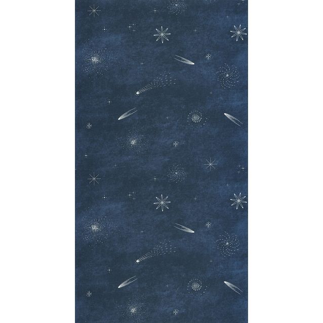 Tapetti Caselio Ciel Etoile Bleu Nuit Phosphoresecent (105696069)