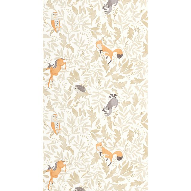Tapetti Caselio Balade En Foret Beige (105741010)