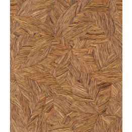Kuvatapetti Caselio Wood Leaves Marron, eri kokoja