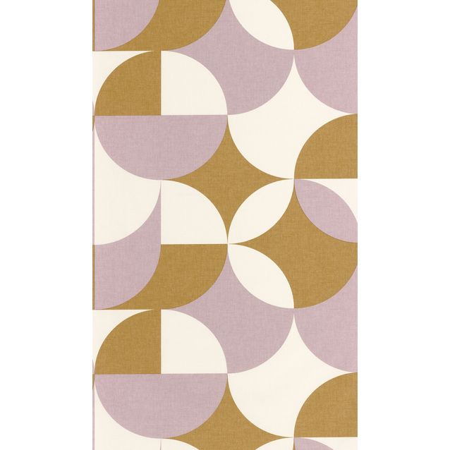 Tapetti Caselio Charly, non-woven, vinyylipinta, Vert Violet (106445077)