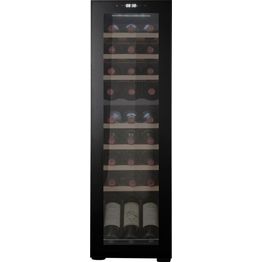 Kahden lämpötilan viinikaappi Cavin Northern Collection 27 Black Free-standing, musta