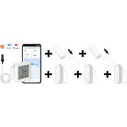 Lämpö- ja kosteusanturipaketti Celotron Tuya Smart WiFi, CETZ052 + 2kpl CETZ082 + 3kpl CETH092 anturit 