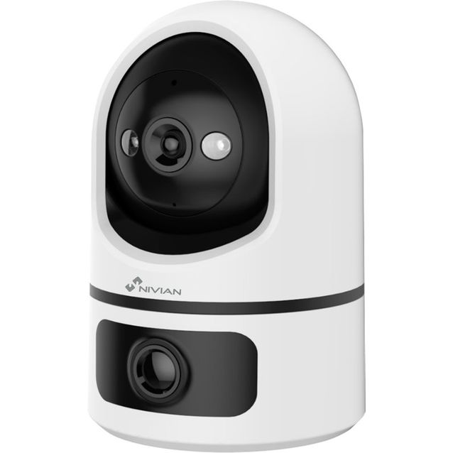 Kaksois Dome-valvontakamera Celotron Nivian Tuya Smart, 2K, langaton, väriyönäkö, sisäkäyttöön