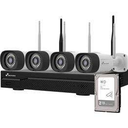 Valvontakamerapaketti Celotron Nivian Professional, 3MP, 4 kameraa, 16 kanavaa, 2Tb kiintolevy