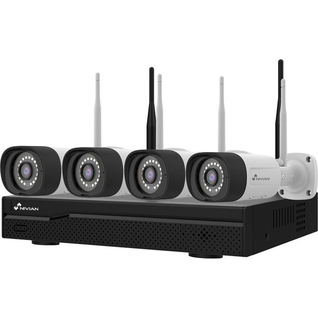 Valvontakamerapaketti Celotron Nivian Professional, 4x3MP kameraa, 10 kanavaa, langaton, yönäkö