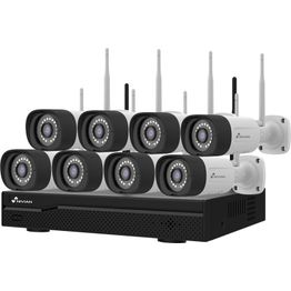 Valvontakamerapaketti Celotron Nivian Professional, 8x3MP kameraa, 16 kanavaa, langaton, yönäkö