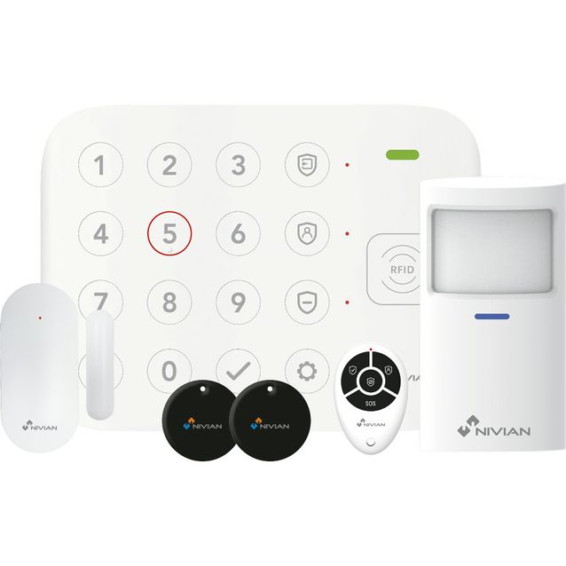 Hälytysjärjestelmä Celotron Nivian NVS-WIFI, RF-ID lukija + integroitu näppäimistö