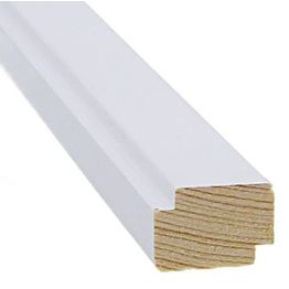 Varjolista Cent 16x24x3300 mm mänty valkoinen 5 kpl/pkt