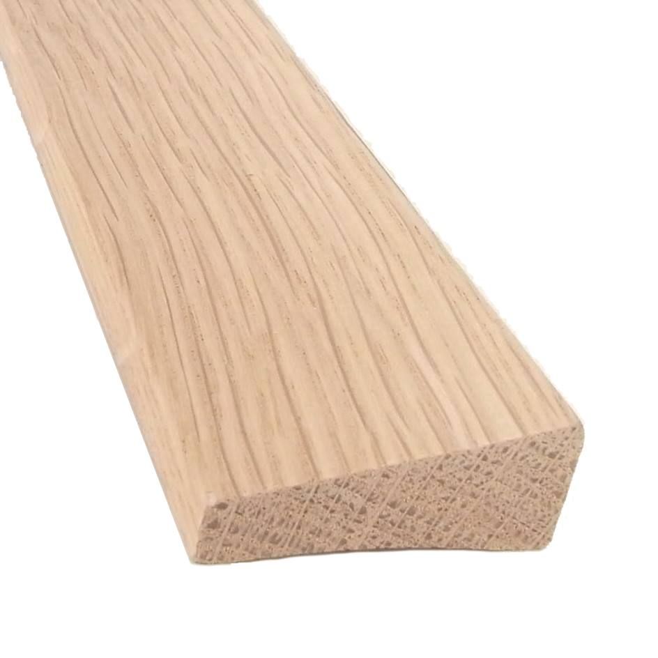 Parkettilista Cent Valkotammi 14x40x3050 mm lakattu