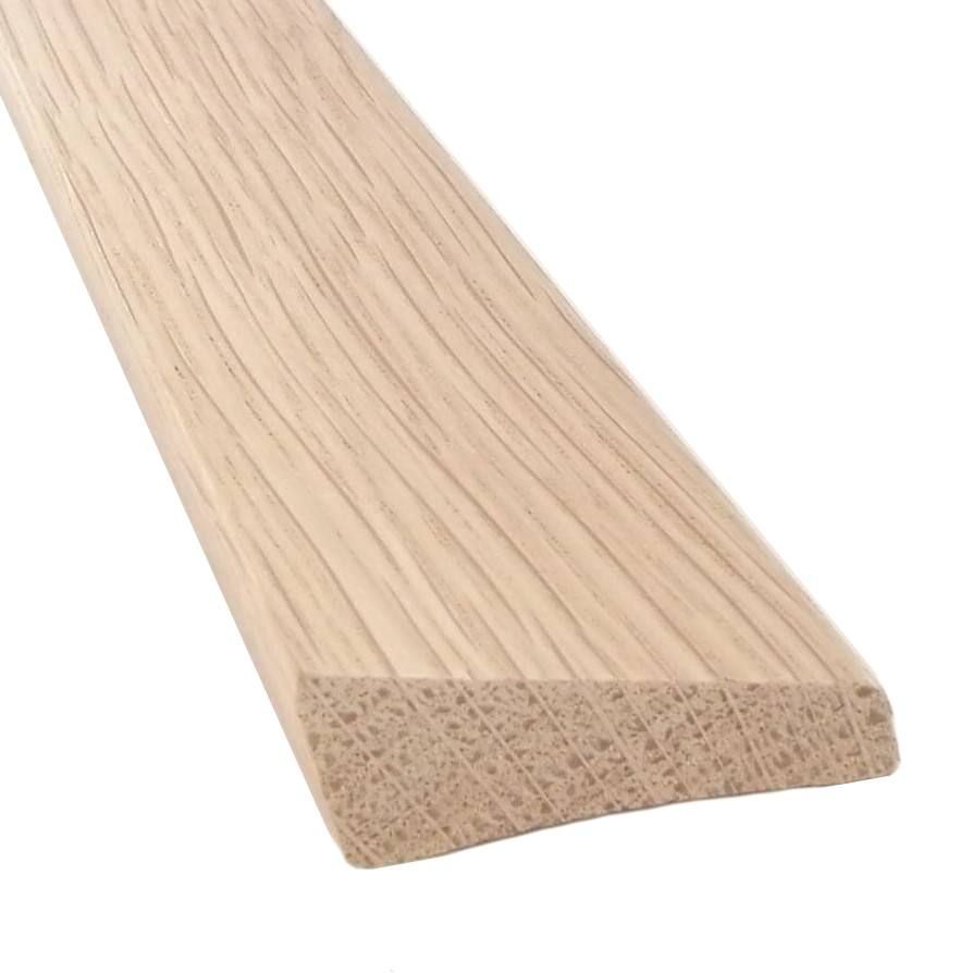 Parkettilista Cent Valkotammi 14x40x3050 mm lakattu