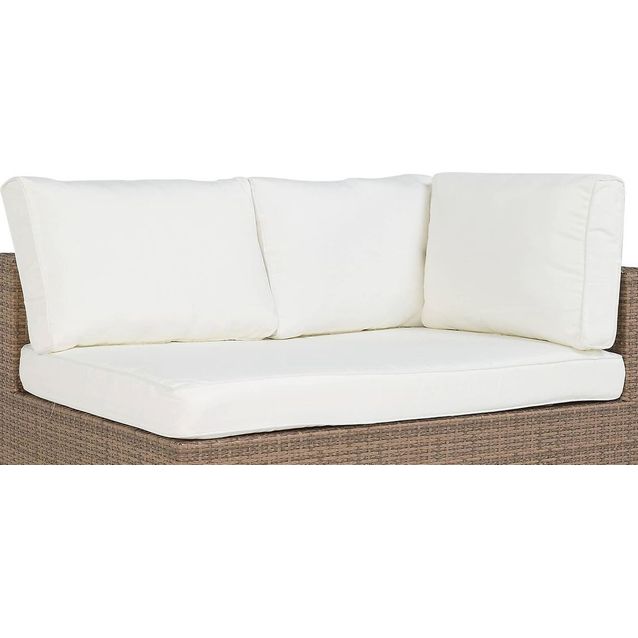 Pehmusteen päällinen Bahamas-päätymoduuliin valkoinen