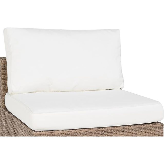 Pehmusteen päällinen Bahamas-keskimoduuliin valkoinen