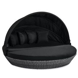 Aurinkosänky Florens Lyx harmaa