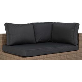 Pehmusteen päällinen Bahamas- sohvan päätymoduuliin tummanharmaa